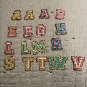 Stoney clover lane target varsity patches letters new unused